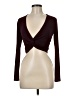 Olivaceous Burgundy Long Sleeve Top Size M - photo 1