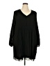 Dex Solid Black Casual Dress Size 2X - photo 1