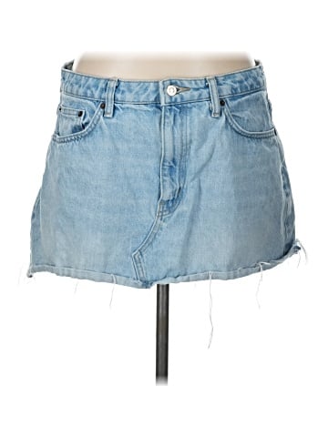 Topshop Denim Skirt (view 1)