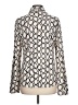 Sisley Print Ivory Long Sleeve Blouse Size L - photo 2