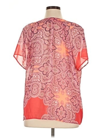 a.n.a. A New Approach Short Sleeve Blouse (view 2)