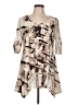 Style&Co Floral Tan 3/4 Sleeve Blouse Size L - photo 1