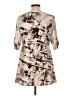 Style&Co Floral Tan 3/4 Sleeve Blouse Size L - photo 2