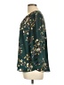 DR2 100% Polyester Teal 3/4 Sleeve Blouse Size L - photo 5
