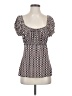 Studio M Burgundy Short Sleeve Top Size S (petite) - photo 1