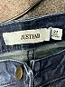 Just Fab Hearts Blue Jeans Size 27 waist - photo 4