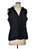 Tahari Black Sleeveless Blouse Size L - photo 1