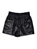 Express 100% Polyester Metallic Black Shorts Size M - photo 1