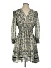 Max Studio 100% Polyester Paisley Gray Casual Dress Size S - photo 1