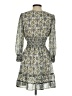 Max Studio 100% Polyester Paisley Gray Casual Dress Size S - photo 2