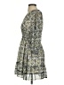 Max Studio 100% Polyester Paisley Gray Casual Dress Size S - photo 5