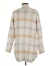 Adrienne Vittadini Plaid Tan Cardigan Size M - photo 2