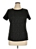 Calvin Klein Black Short Sleeve Top Size XL - photo 1