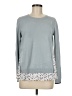 Boden 100% Cotton Polka Dots Gray Blue Sweatshirt Size 6 - photo 1