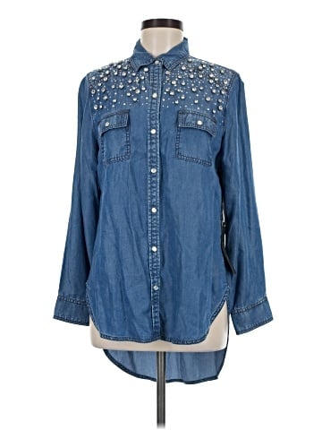 Black Label by Chico's Long Sleeve Blouse (view 1)