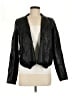 Trouve 100% Leather Black Leather Jacket Size M - photo 1