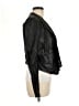 Trouve 100% Leather Black Leather Jacket Size M - photo 4