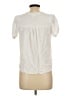 Blu Pepper 100% Rayon Ivory Short Sleeve Blouse Size L - photo 2