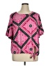Ruby Rd. Pink Short Sleeve Blouse Size 1X - photo 1