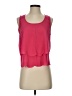Material Girl 100% Polyester Pink Sleeveless Blouse Size XS - photo 1