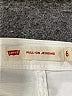 Levi's Ivory Jeans Size 6 - photo 3