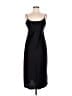 J.Crew 100% Polyester Solid Black Casual Dress Size 6 - photo 1