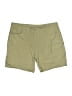 Eddie Bauer Solid Green Khaki Shorts Size 16 - photo 1
