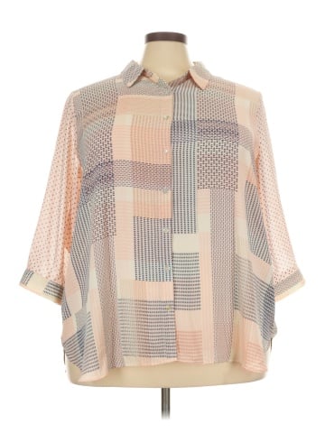 Rose + Olive 3/4 Sleeve Blouse (view 1)
