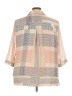 Rose + Olive 100% Polyester Color Block Pink 3/4 Sleeve Blouse Size 3X - photo 2