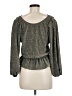 Astr Green Long Sleeve Blouse Size M - photo 2