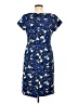 Talbots Print Blue Casual Dress Size 6 - photo 2