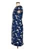 Talbots Print Blue Casual Dress Size 6 - photo 5