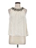 Hazel Ivory Sleeveless Blouse Size M - photo 1