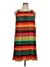 Rafaella Stripes Green Casual Dress Size XL - photo 1