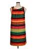 Rafaella Stripes Green Casual Dress Size XL - photo 2