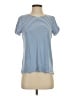 J.Jill Blue Short Sleeve Top Size S - photo 1