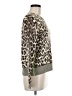 H&M 100% Cashmere Animal Print Brown Cashmere Pullover Sweater Size M - photo 4