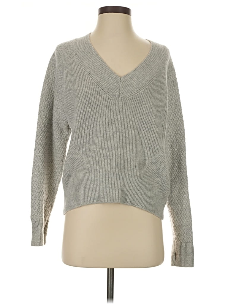 Pre-owned Rag & Bone Cashmere Pullover Sweater In Gray