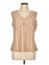 J.Jill Tan Sleeveless Blouse Size L - photo 1