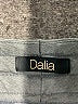 dalia Solid Gray Casual Pants Size L - photo 7