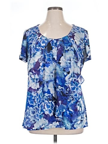 Roz & Ali Short Sleeve Blouse (view 1)
