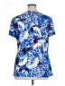 Roz & Ali Blue Short Sleeve Blouse Size 1X - photo 2