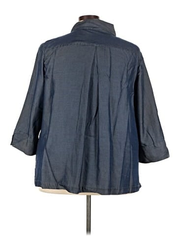 Coldwater Creek 3/4 Sleeve Button-Down Shirt (view 2)