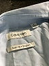 Calvin Klein Solid Blue Long Sleeve Button-Down Shirt Size 8 - photo 3