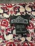 Angie 100% Rayon Paisley Burgundy Shorts Size S - photo 3