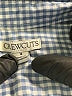 Crewcuts 100% Cotton Checkered-gingham Blue Long Sleeve Button-Down Shirt Size 10 - photo 3