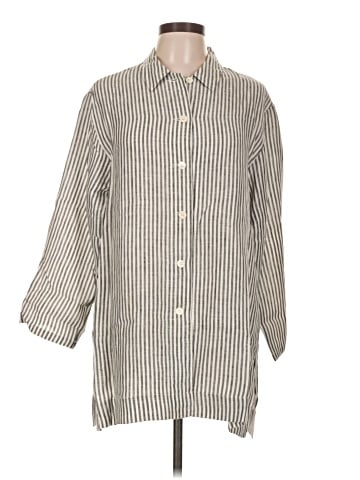 Monterey Bay Clothing Company 3/4 Sleeve Button-Down Shirt (view 1)
