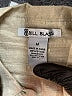 Bill Blass 100% Cotton Metallic Ivory 3/4 Sleeve Blouse Size M - photo 7