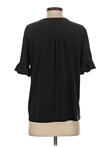 Green Envelope Short Sleeve Blouse (view 2)