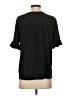 Green Envelope Black Short Sleeve Blouse Size M - photo 2